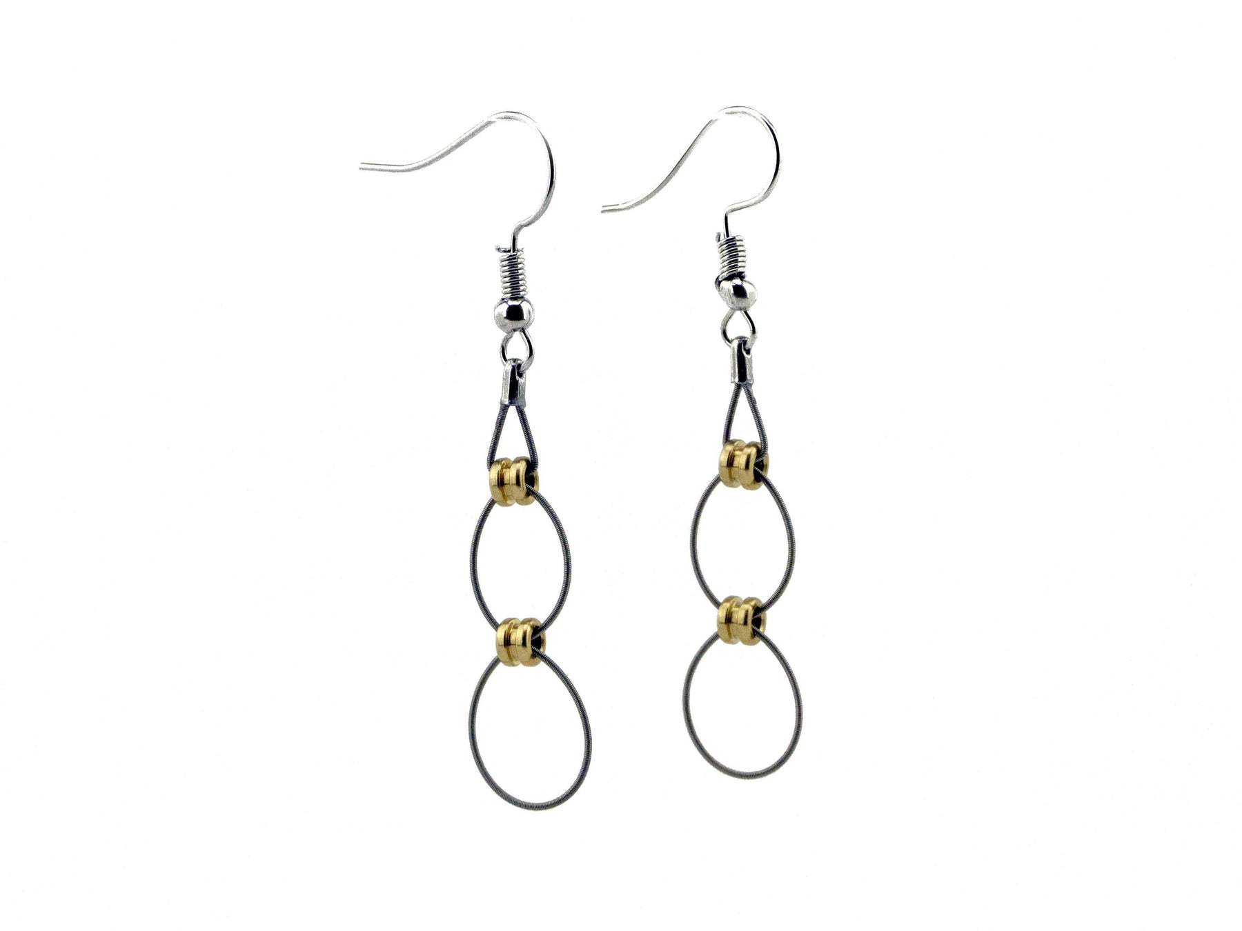 Guitar String Earrings - Retuned Guitar String Jewelry – Retuned Jewelry